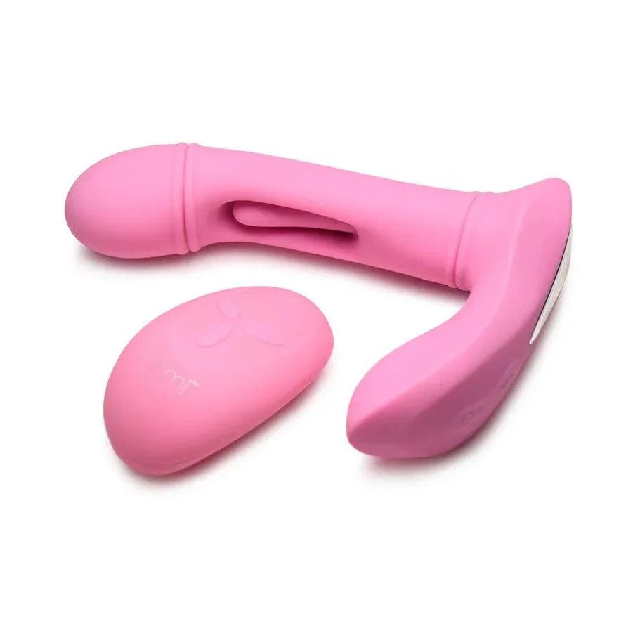 Flickers G-Flick Flicking G-Spot Rechargeable Silicone Vibrator with Remote - Buy At Luxury Toy X - Free 3-Day Shipping