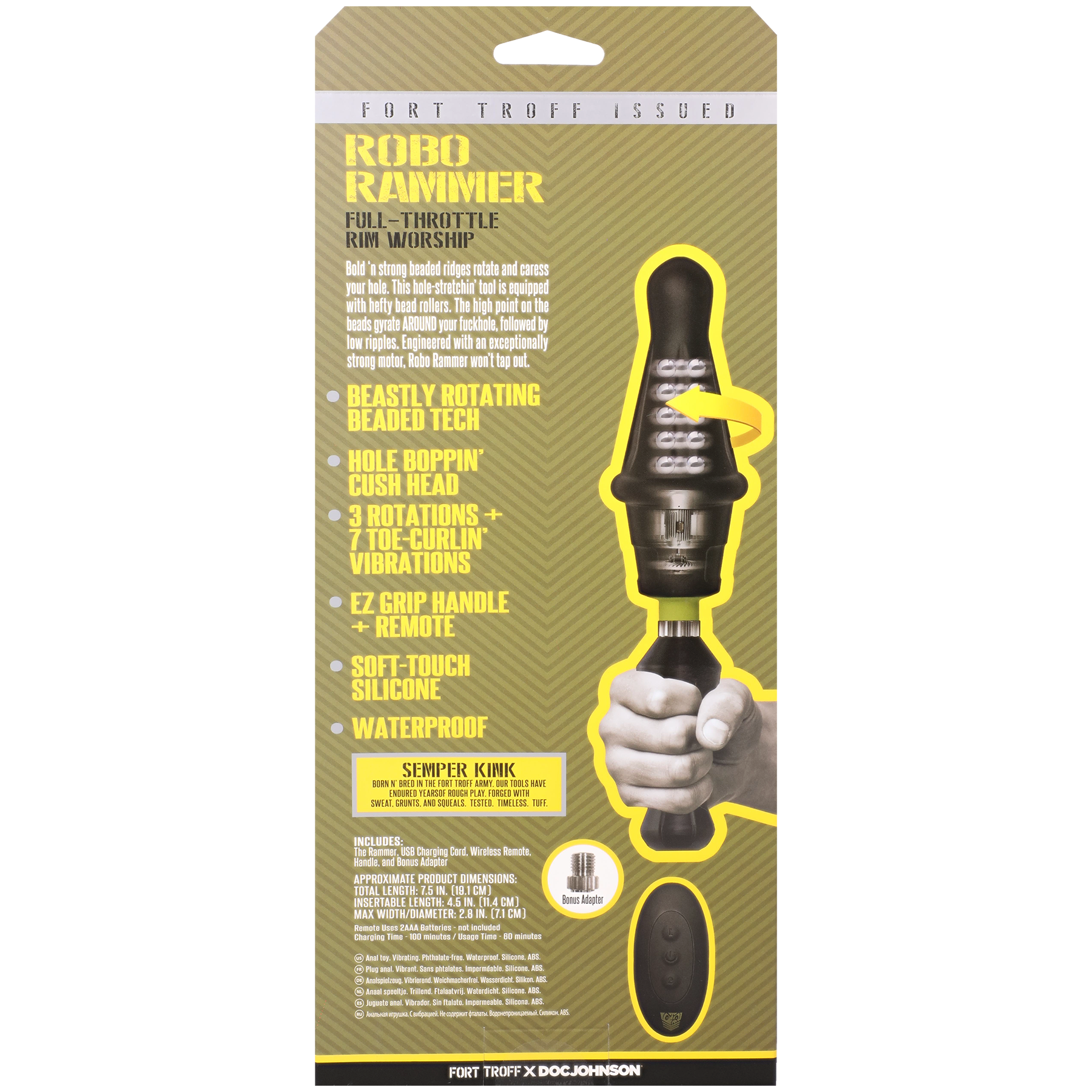 Fort Troff Robo Rammer - Packaged Image (Rear Facing)