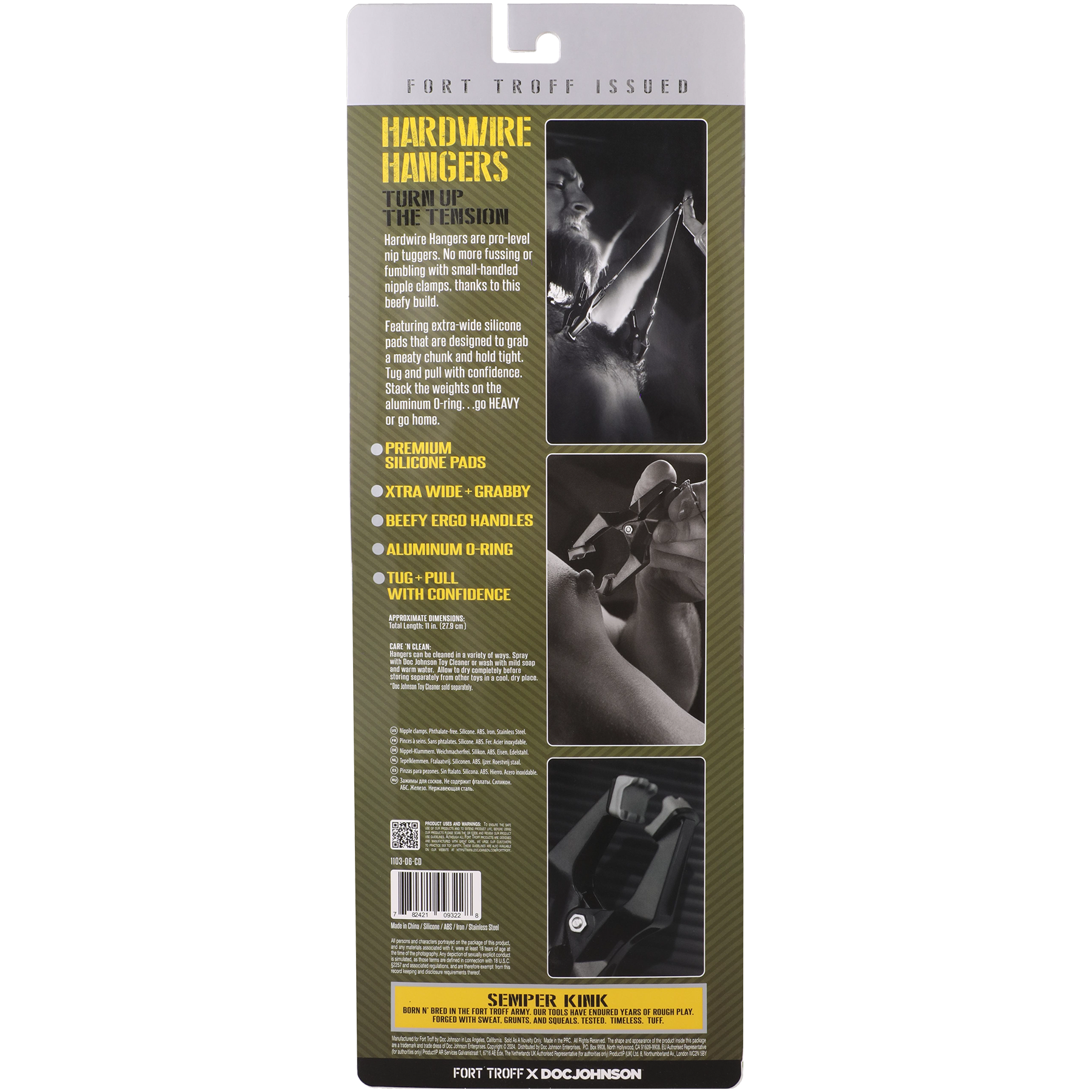 Fort Troff Hardwire Hangers - Packaged Image (Rear Facing)