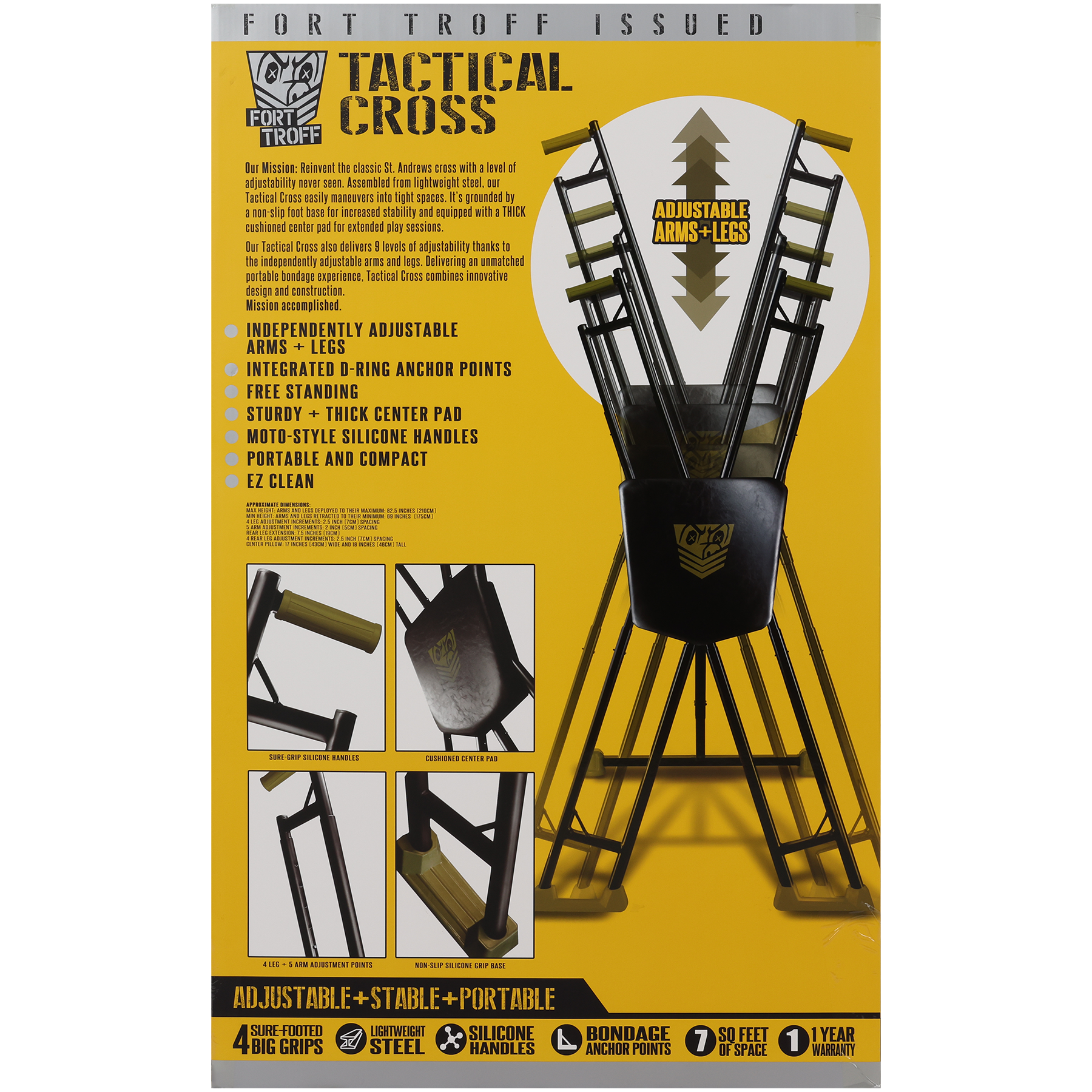 Fort Troff Tactical Cross - Packaged Image (Rear Facing)