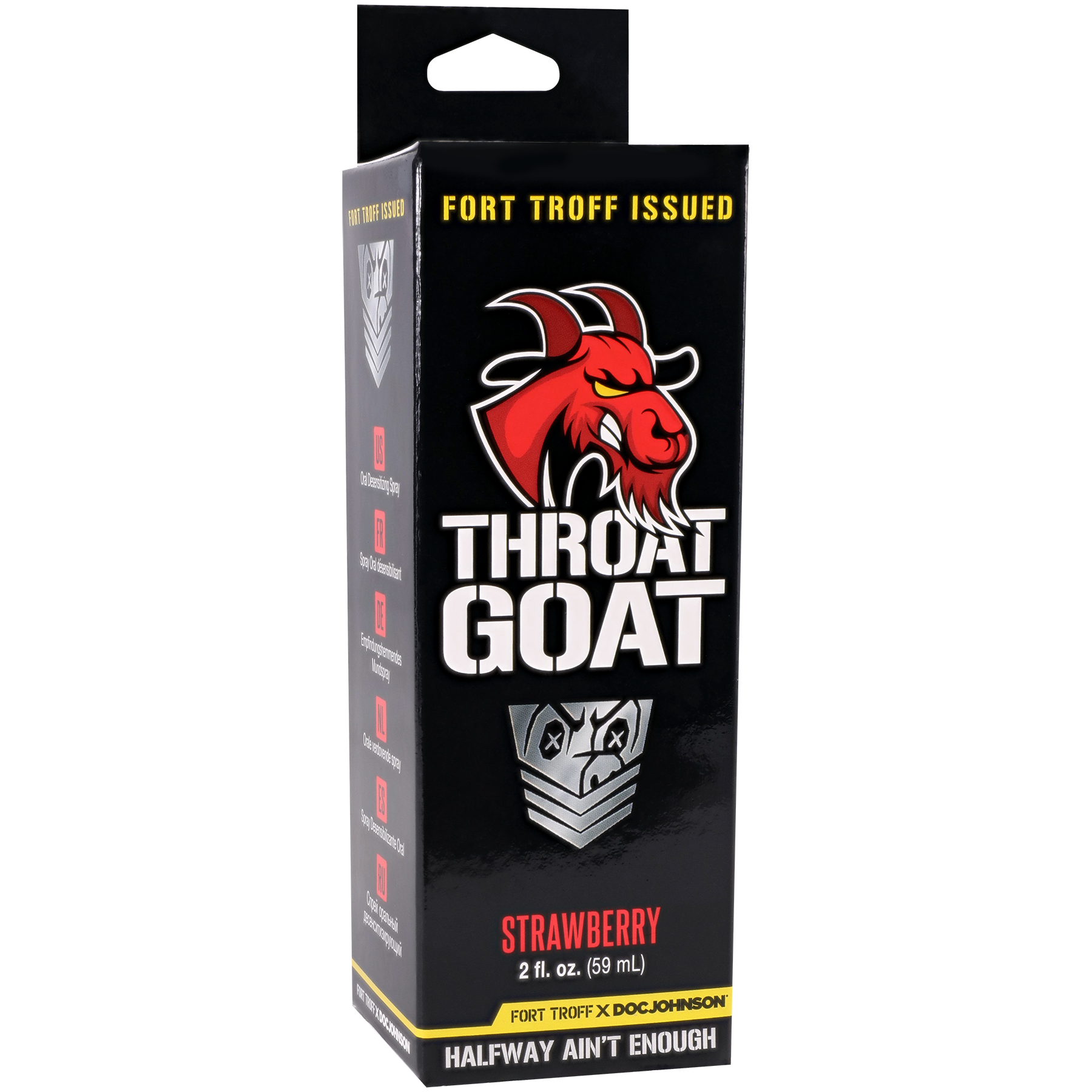 Fort Troff Throat Goat - Strawberry - 2 fl. oz. - Main Packaging Image