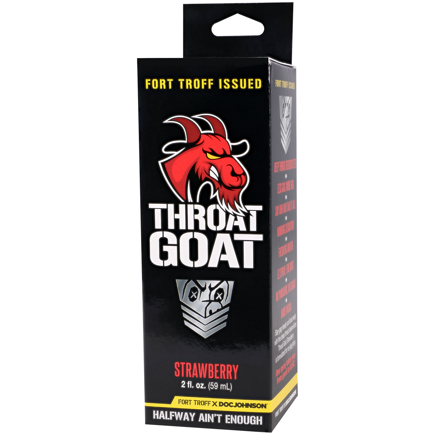 Fort Troff Throat Goat - Strawberry - 2 fl. oz. - Additional Packaging Images 1