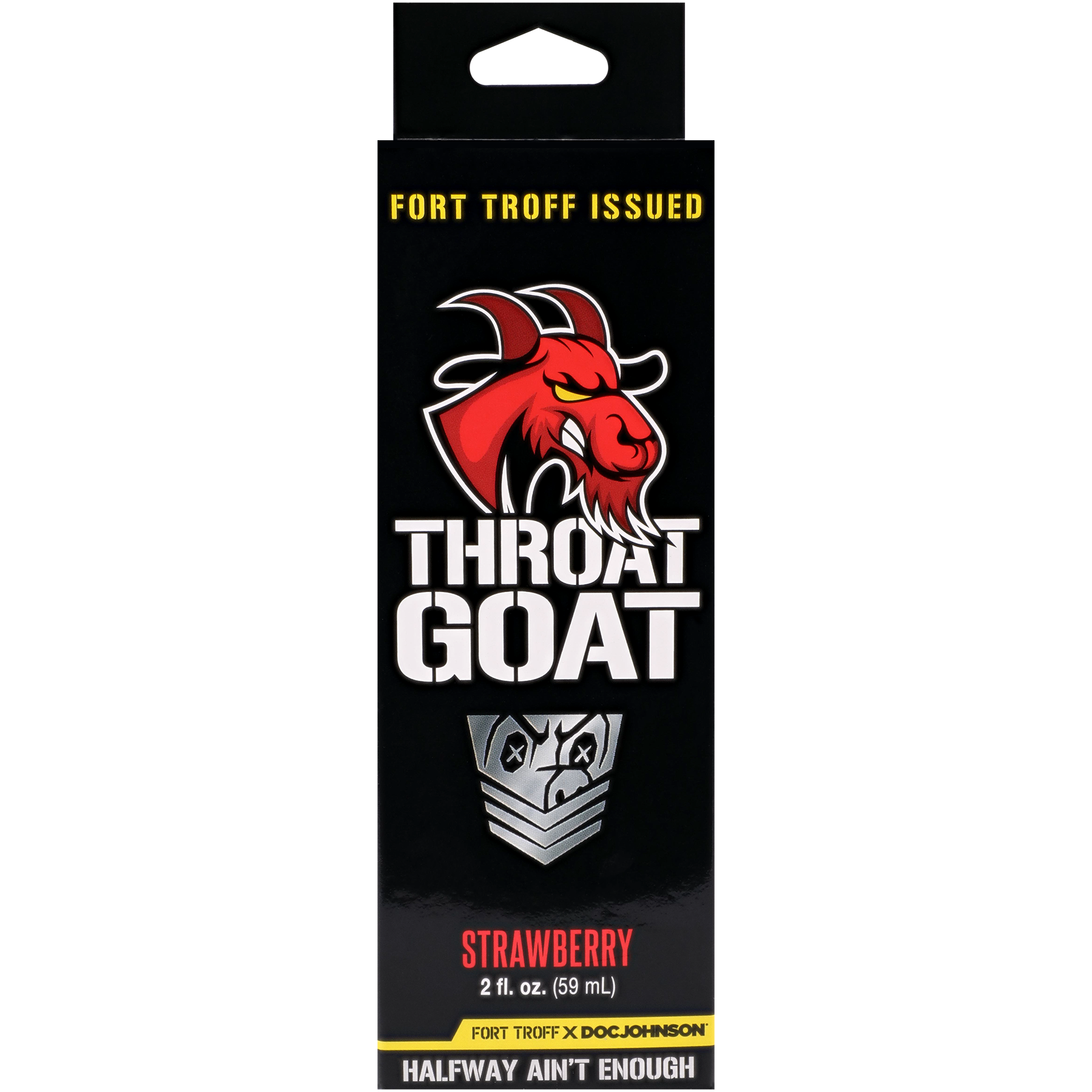 Fort Troff Throat Goat - Strawberry - 2 fl. oz. - Packaged Image (Front Facing)