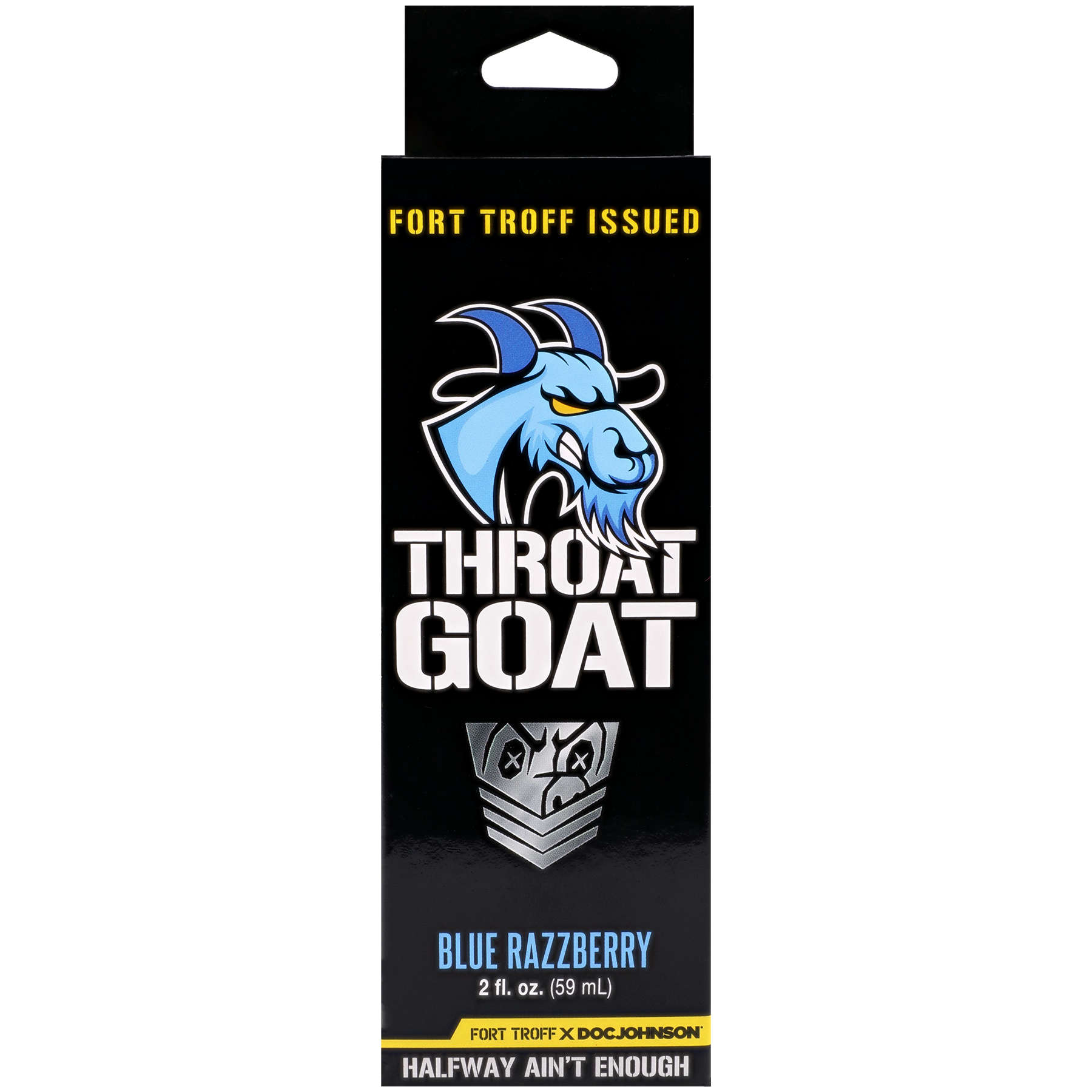 Fort Troff Throat Goat - Blue Razzberry - 2 fl. oz. - Packaged Image (Front Facing)