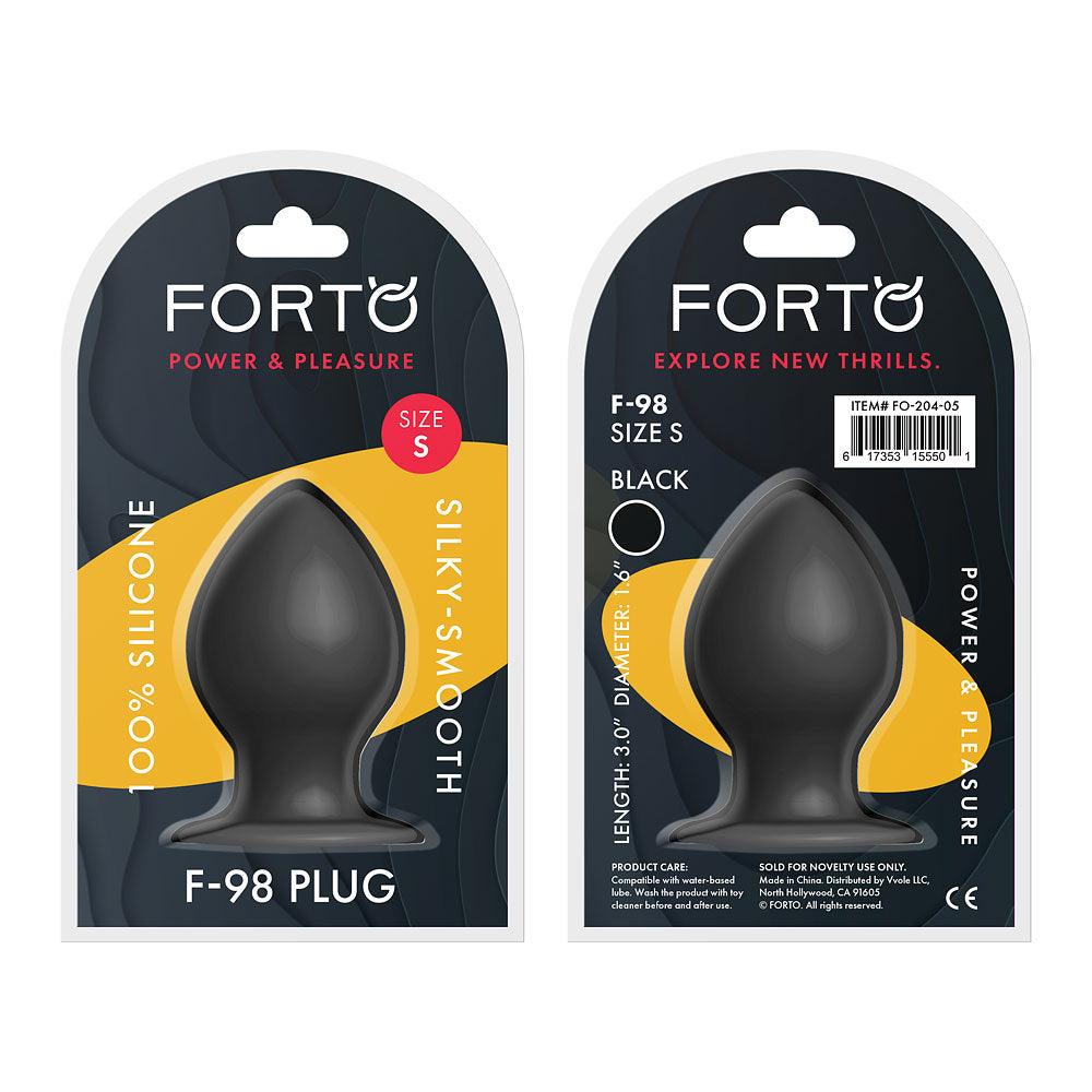 Forto F-98 Cone Silicone Anal Plug - Buy At Luxury Toy X - Free 3-Day Shipping