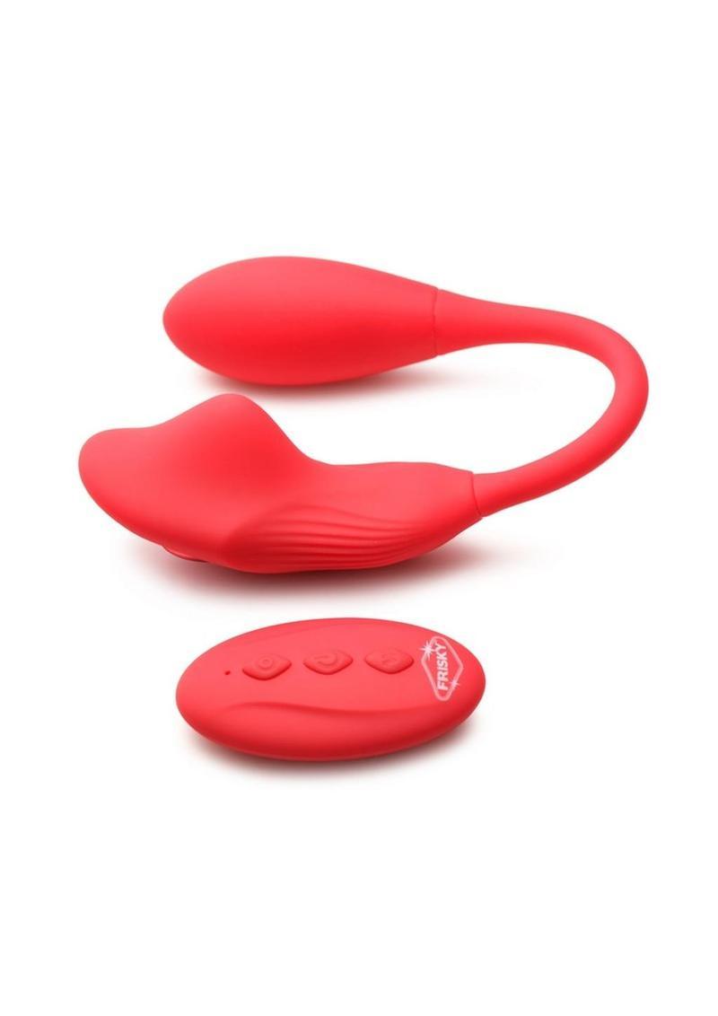Frisky Double Love Connection Rechargeable Silicone Panty Vibe with Remote Control - Buy At Luxury Toy X - Free 3-Day Shipping