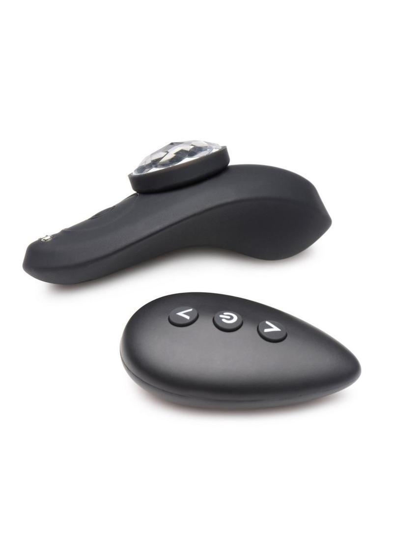 Frisky Naughty Knickers Bling Edition Silicone Panty Vibe with Remote Control - Buy At Luxury Toy X - Free 3-Day Shipping