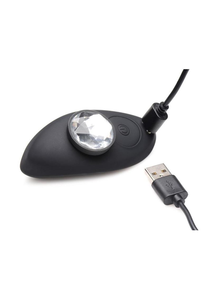 Frisky Naughty Knickers Bling Edition Silicone Panty Vibe with Remote Control - Buy At Luxury Toy X - Free 3-Day Shipping