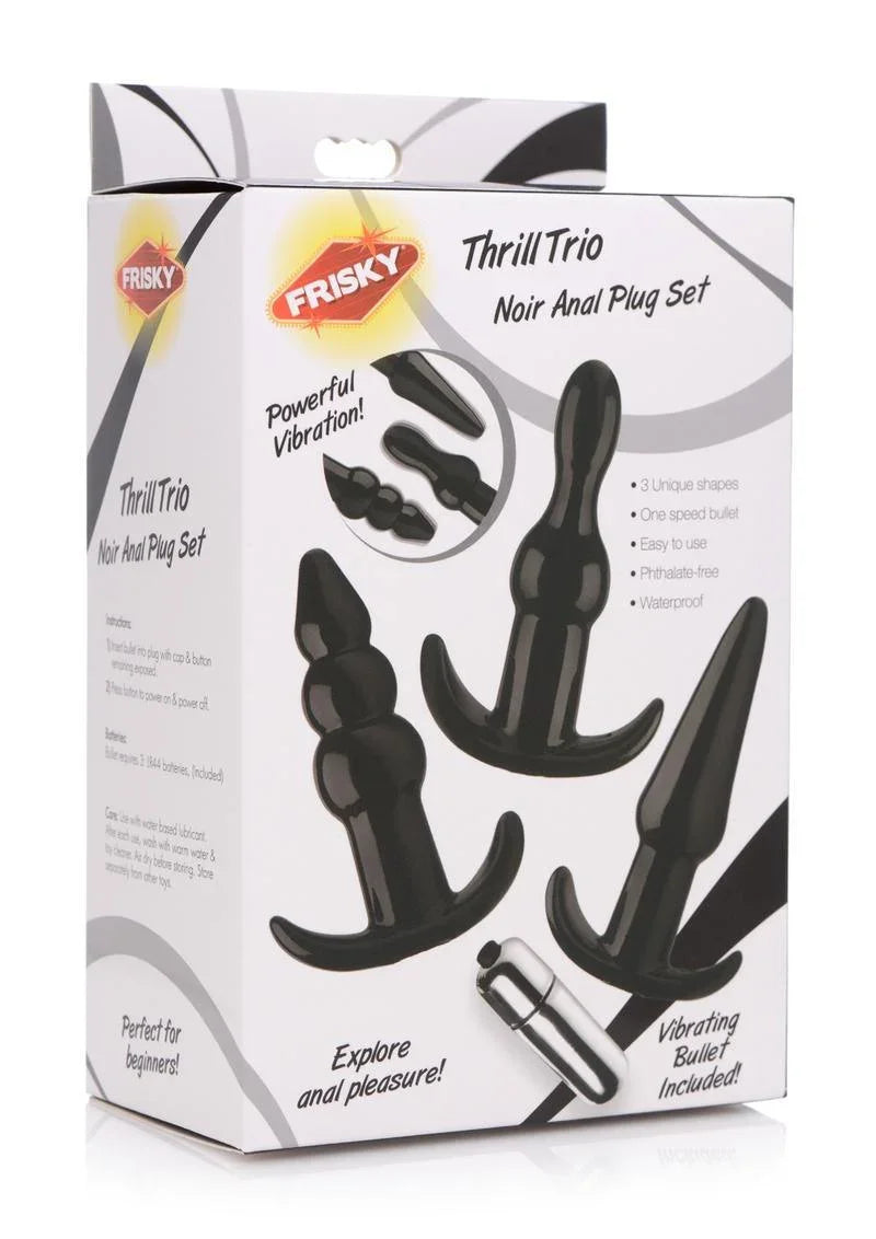 Frisky Thrill Trio Anal Plug Set - Buy At Luxury Toy X - Free 3-Day Shipping