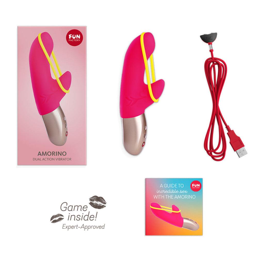 Fun Factory Amorino Dual Action Vibrator - Buy At Luxury Toy X - Free 3-Day Shipping