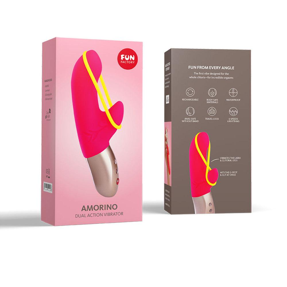 Fun Factory Amorino Dual Action Vibrator - Buy At Luxury Toy X - Free 3-Day Shipping