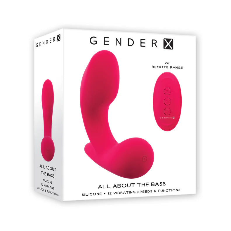 Gender X All About The Bass Rechargeable Silicone Vibrator with Remote Control - Buy At Luxury Toy X - Free 3-Day Shipping