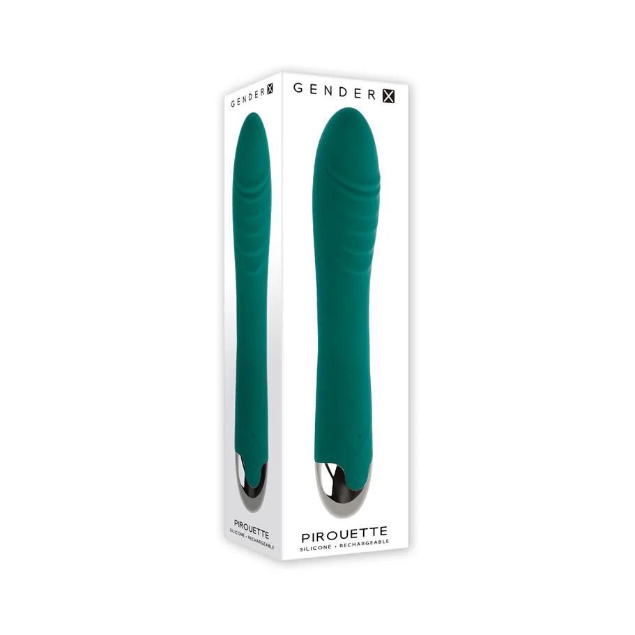 Gender X Pirouette Rechargeable Silicone Twirling Vibrator - Buy At Luxury Toy X - Free 3-Day Shipping