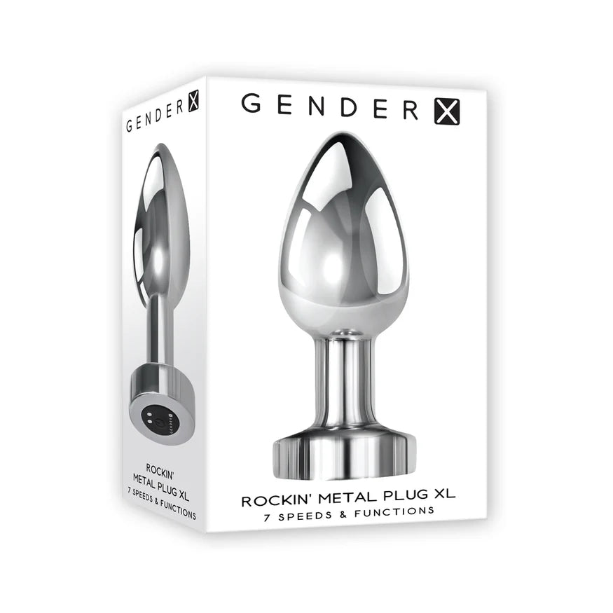 Gender X Rockin Rechargeable Metal Plug - XLarge - Buy At Luxury Toy X - Free 3-Day Shipping