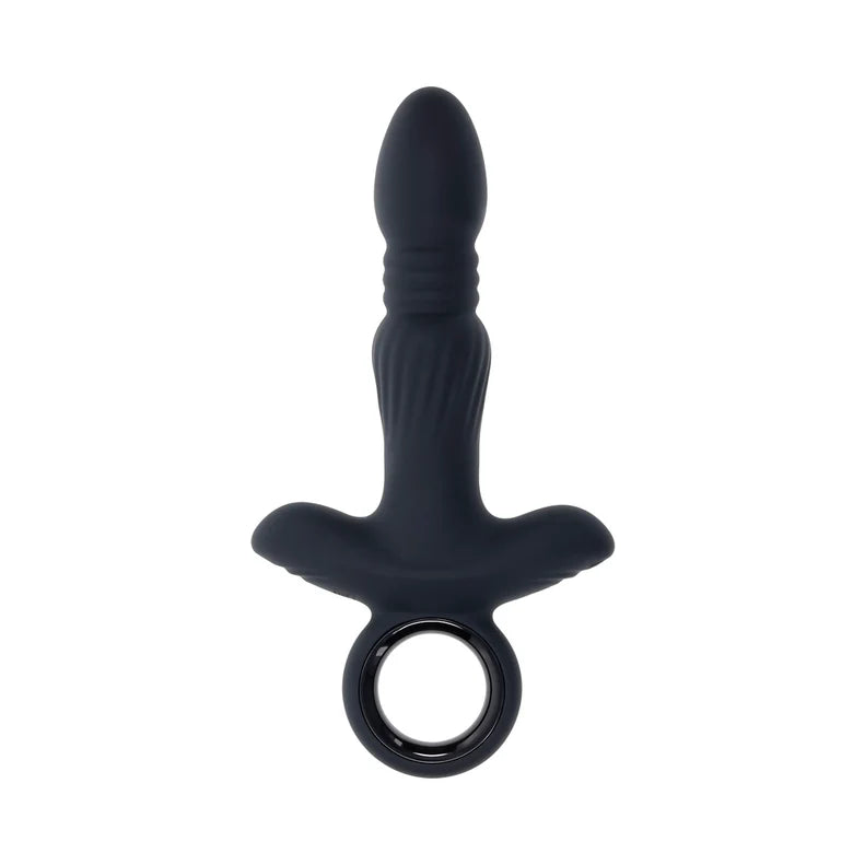 Gender X Slayer Rechargeable Silicone Thrusting Anal Vibrator - Buy At Luxury Toy X - Free 3-Day Shipping