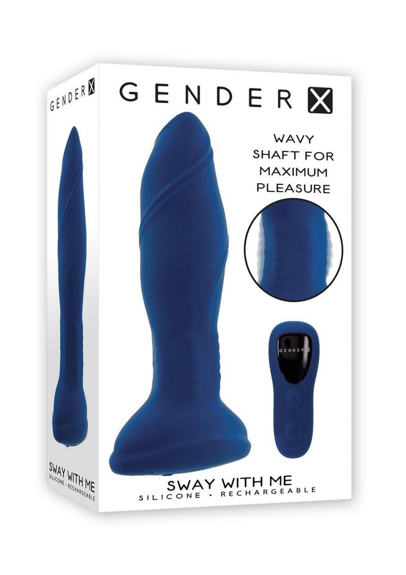 Gender X Sway with Me Rechargeable Silicone Anal Plug with Remote Control - Buy At Luxury Toy X - Free 3-Day Shipping