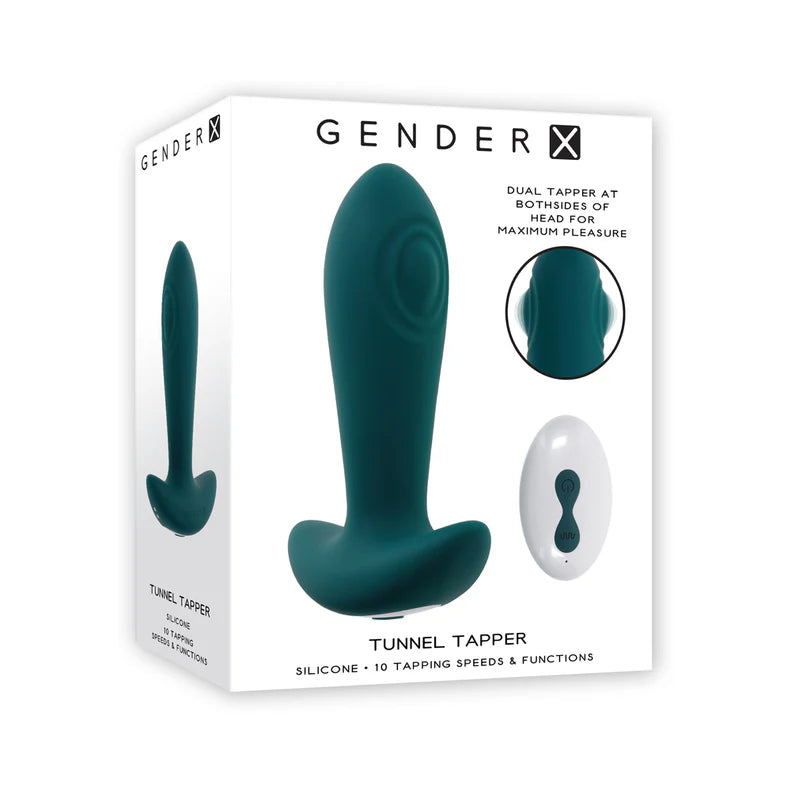 Gender X Tunnel Tapper Rechargeable Silicone Anal Plug - Buy At Luxury Toy X - Free 3-Day Shipping