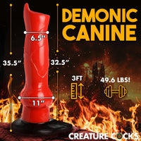 Giant Hell-Hound Canine Dildo