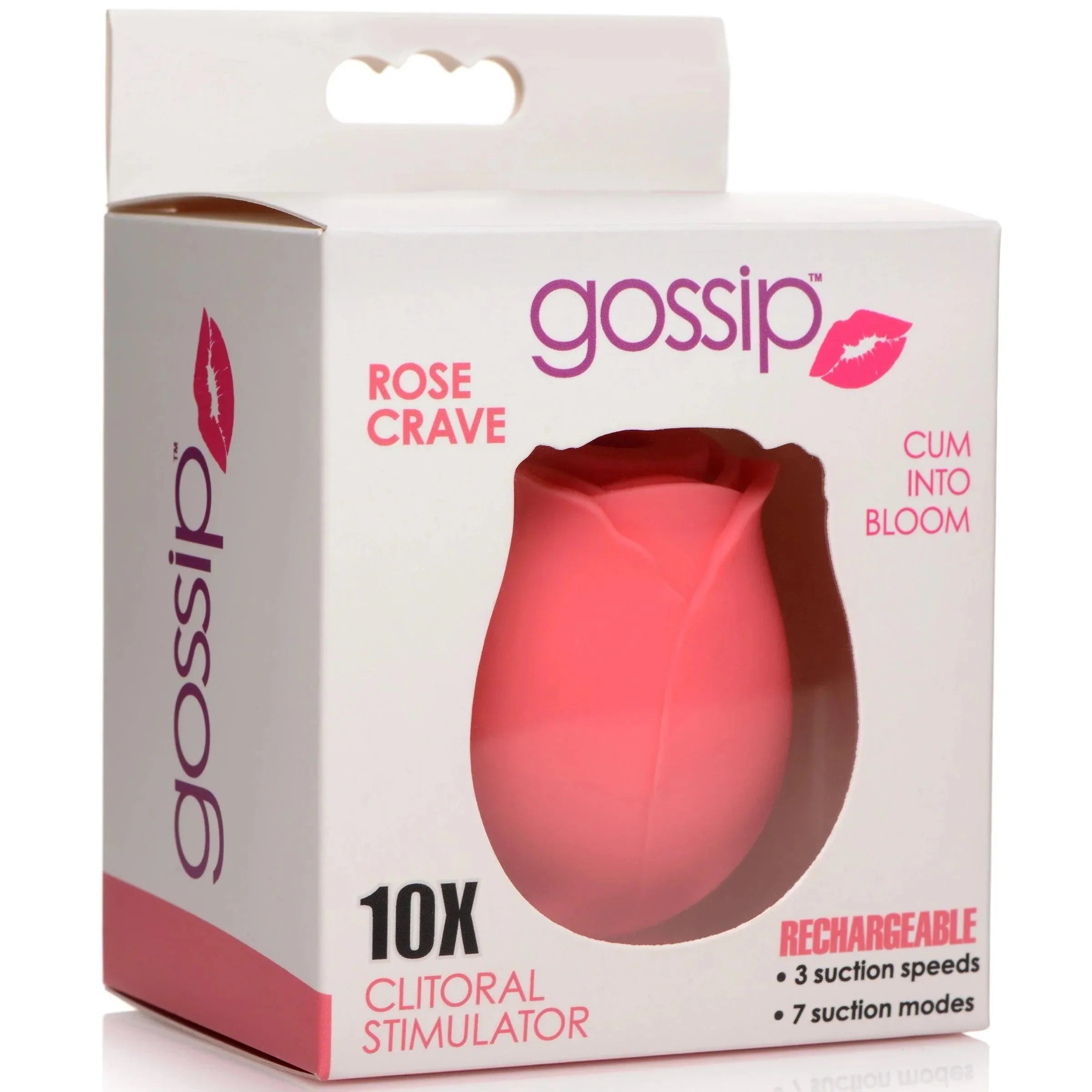Gossip Rose Crave 10X Rechargeable Silicone Clitoral Stimulator - Buy At Luxury Toy X - Free 3-Day Shipping