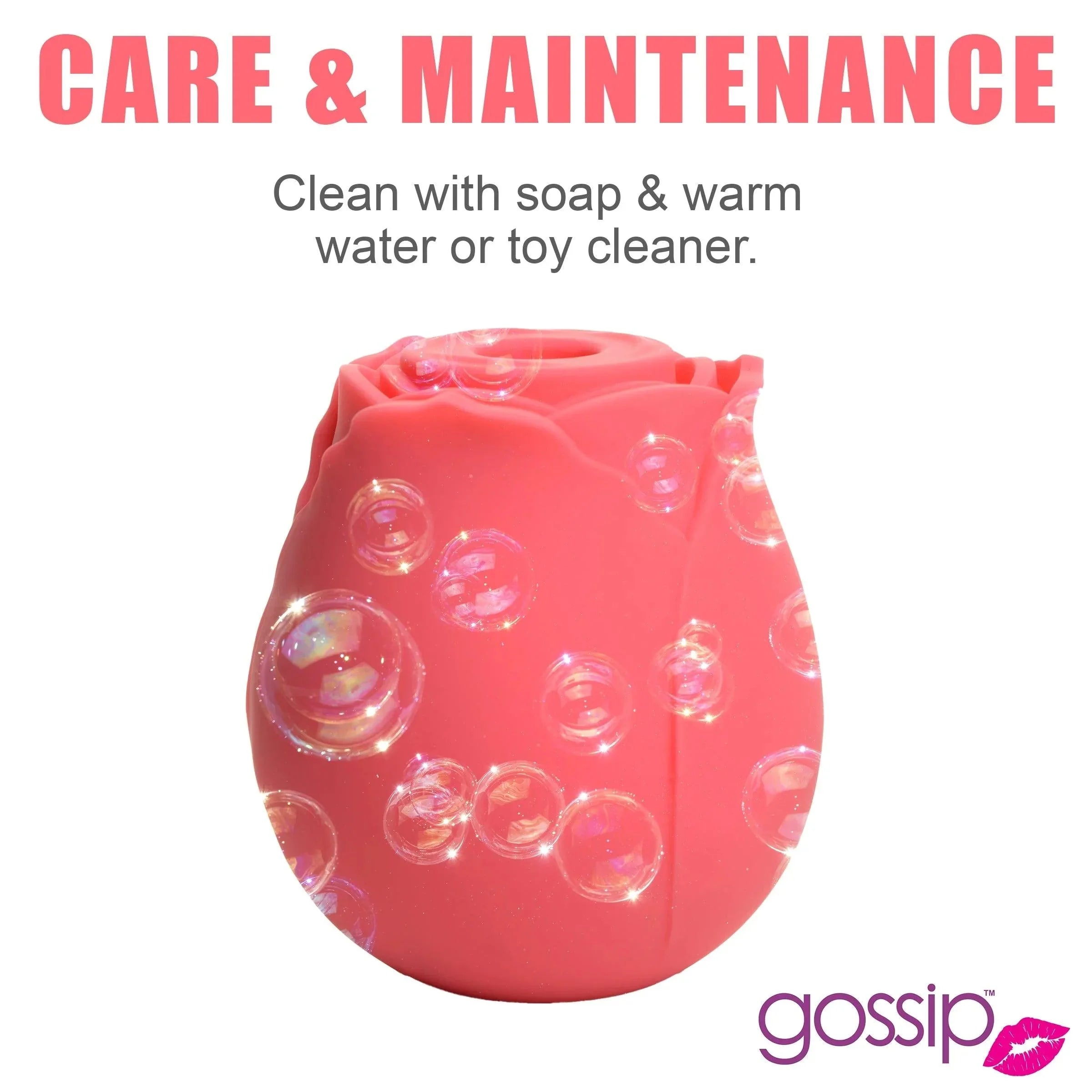 Gossip Rose Crave 10X Rechargeable Silicone Clitoral Stimulator - Buy At Luxury Toy X - Free 3-Day Shipping