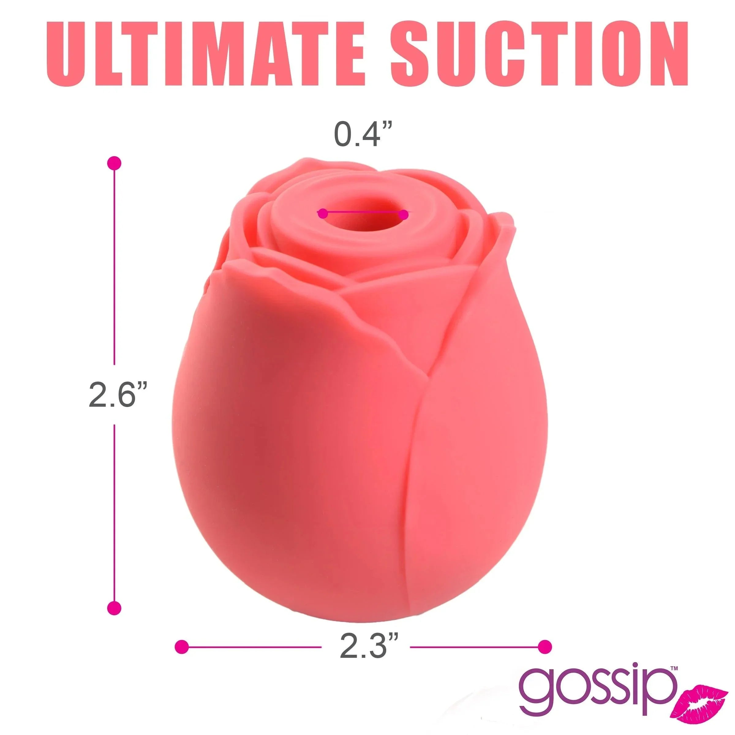 Gossip Rose Crave 10X Rechargeable Silicone Clitoral Stimulator - Buy At Luxury Toy X - Free 3-Day Shipping