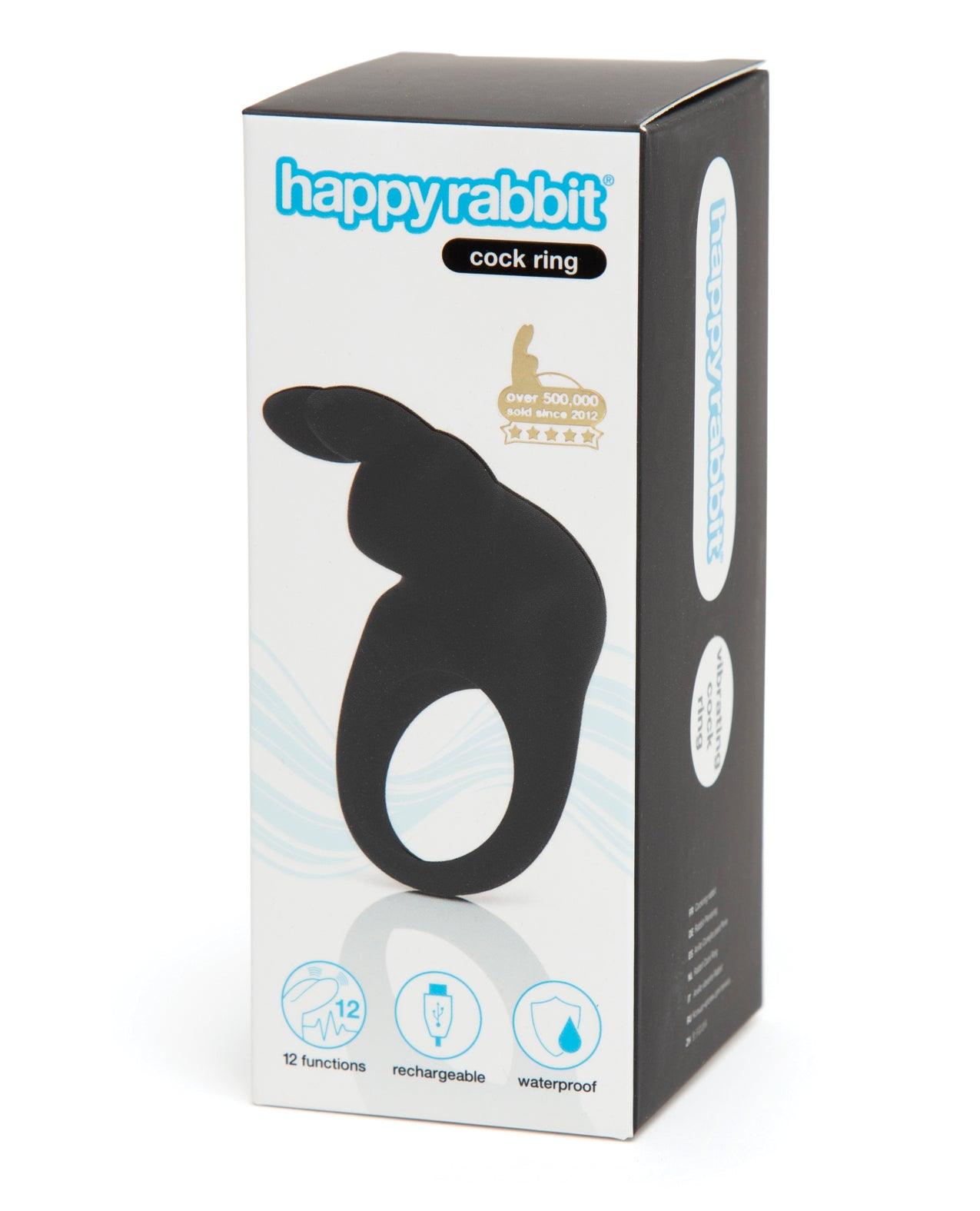 Happy Rabbit Rechargeable Silicone Cock Ring - Buy At Luxury Toy X - Free 3-Day Shipping