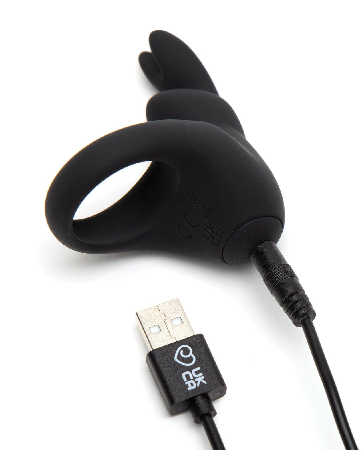 Happy Rabbit Rechargeable Silicone Cock Ring - Buy At Luxury Toy X - Free 3-Day Shipping