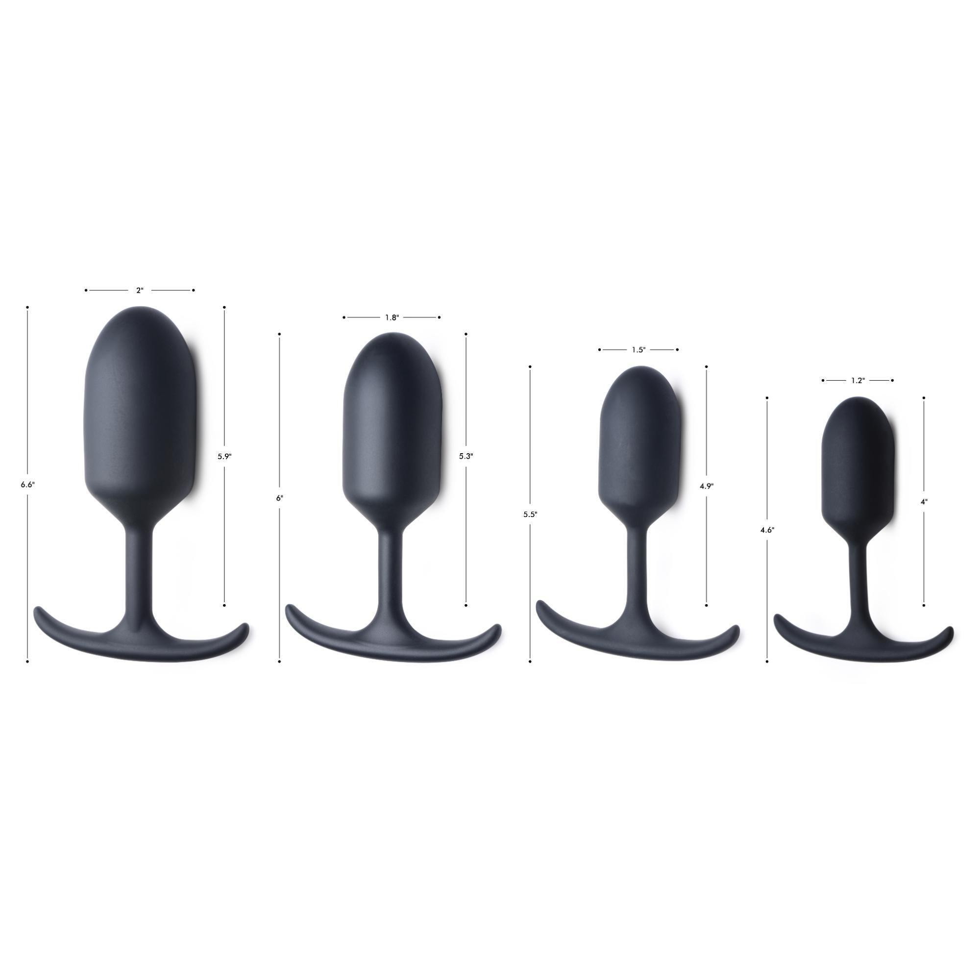Heavy Hitters Premium Silicone Weighted Prostate Plug - Buy At Luxury Toy X - Free 3-Day Shipping