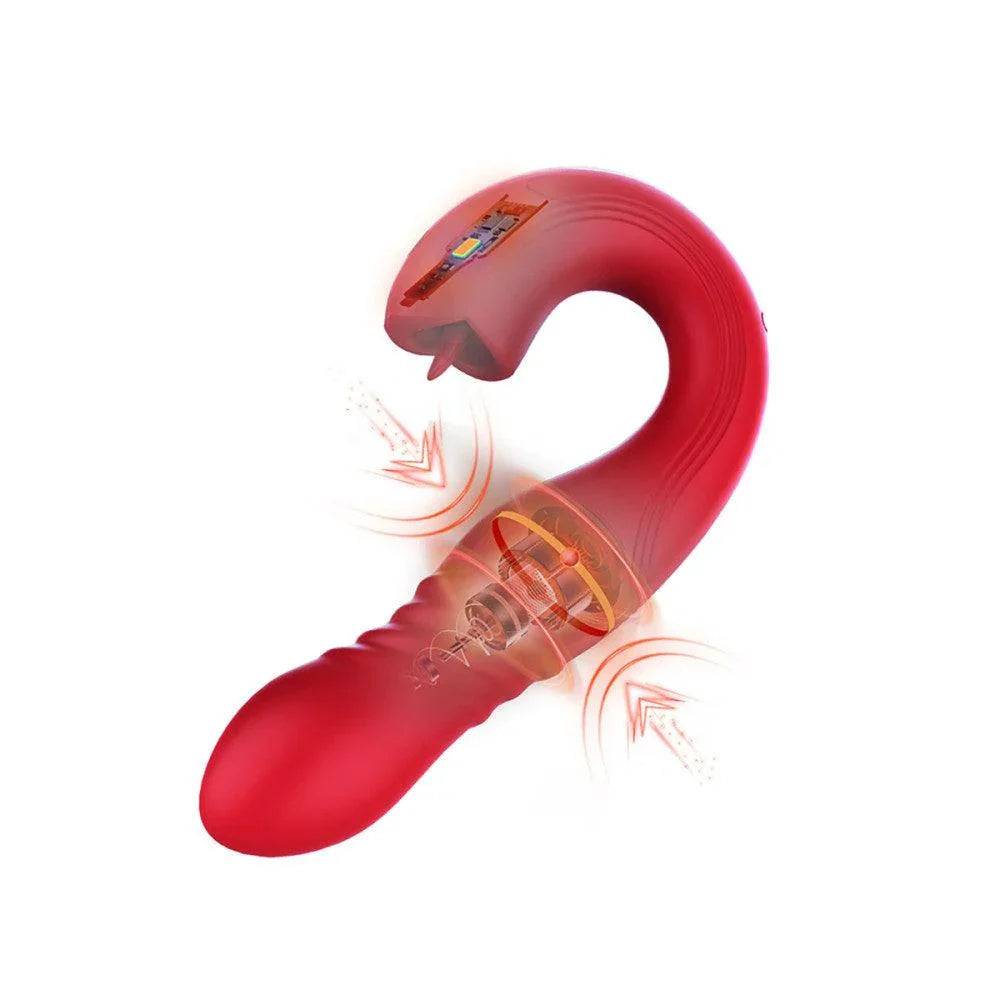Honey Play Box Joi Thrust 2 App-Controlled Thrusting Vibrator & Clit L Honey Play Box Joi Thrust 2 App-Controlled Thrusting Vibrator & Clit L