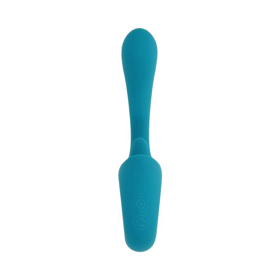 How Many Licks Rechargeable Silicone Vibrator with Clitoral Stimulator - Buy At Luxury Toy X - Free 3-Day Shipping