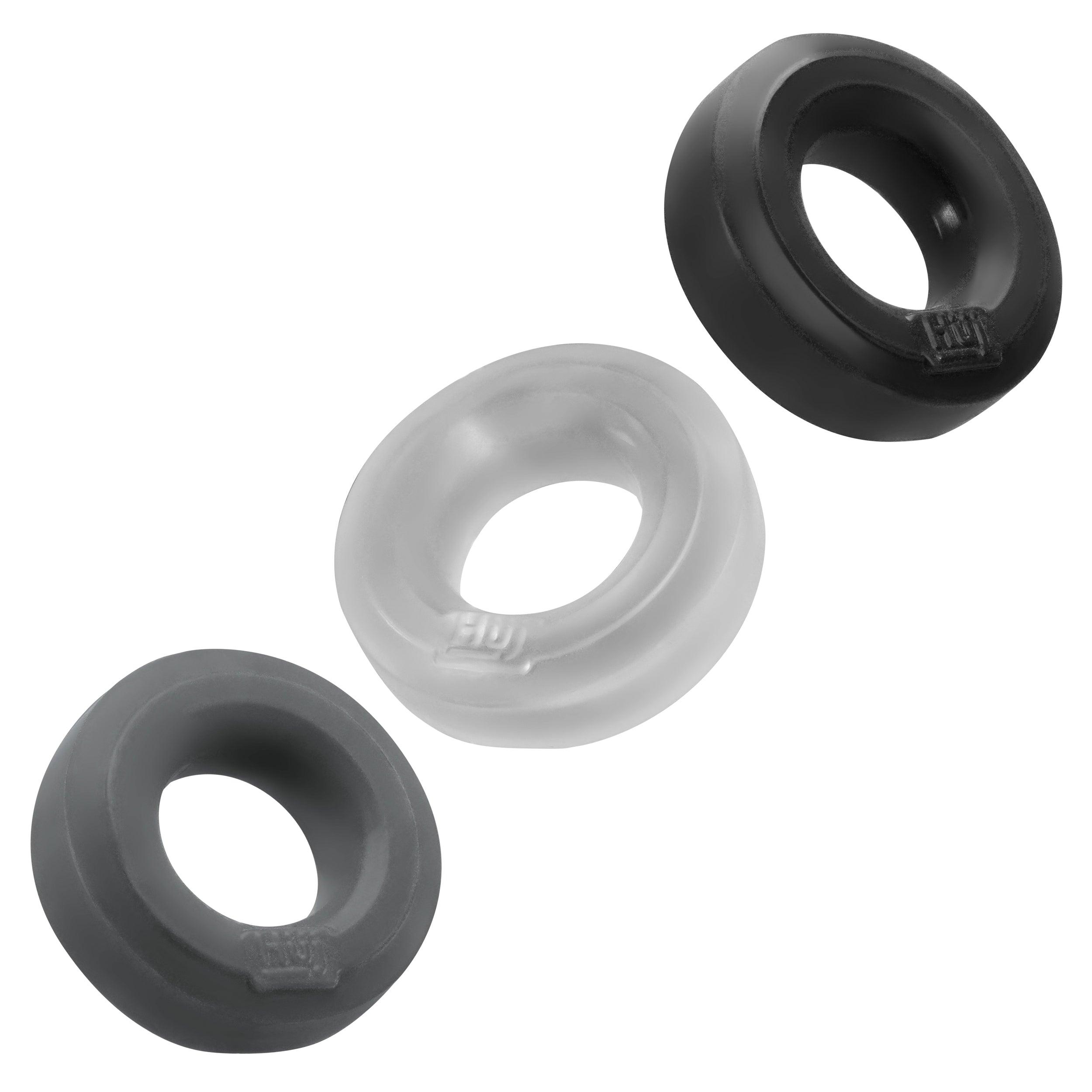 Hunkyjunk 3 C-ring 3-Pack - Buy At Luxury Toy X - Free 3-Day Shipping