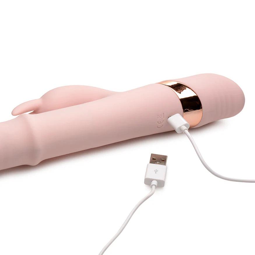 INMI 10X Bunny Slide Sliding Ring Silicone Rabbit Vibrator - Buy At Luxury Toy X - Free 3-Day Shipping