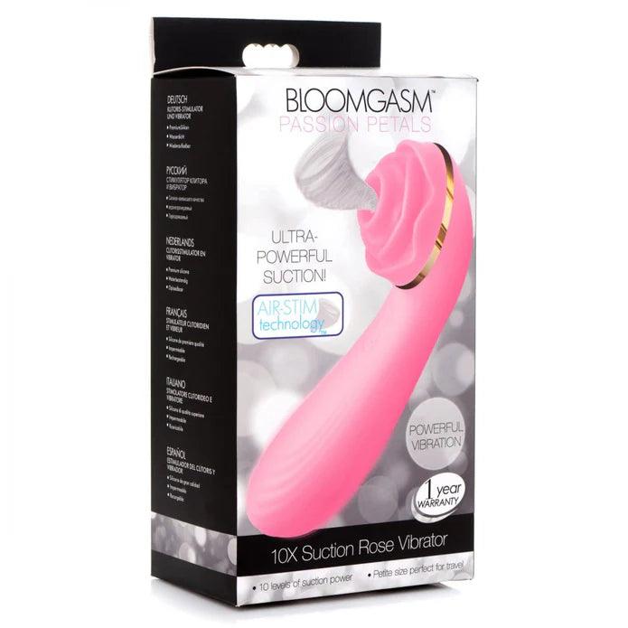 Inmi Bloomgasm Passion Petals 10X Rechargeable Silicone Rose Clitoral Stimulator - Buy At Luxury Toy X - Free 3-Day Shipping