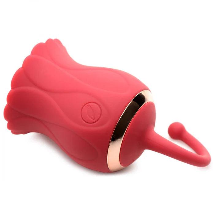 Inmi Bloomgasm Royalty Rose Rechargeable Silicone Textured Suction Clitoral Stimulator - Buy At Luxury Toy X - Free 3-Day Shipping