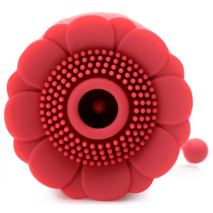 Inmi Bloomgasm Royalty Rose Rechargeable Silicone Textured Suction Clitoral Stimulator - Buy At Luxury Toy X - Free 3-Day Shipping