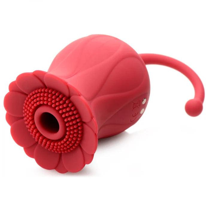 Inmi Bloomgasm Royalty Rose Rechargeable Silicone Textured Suction Clitoral Stimulator - Buy At Luxury Toy X - Free 3-Day Shipping