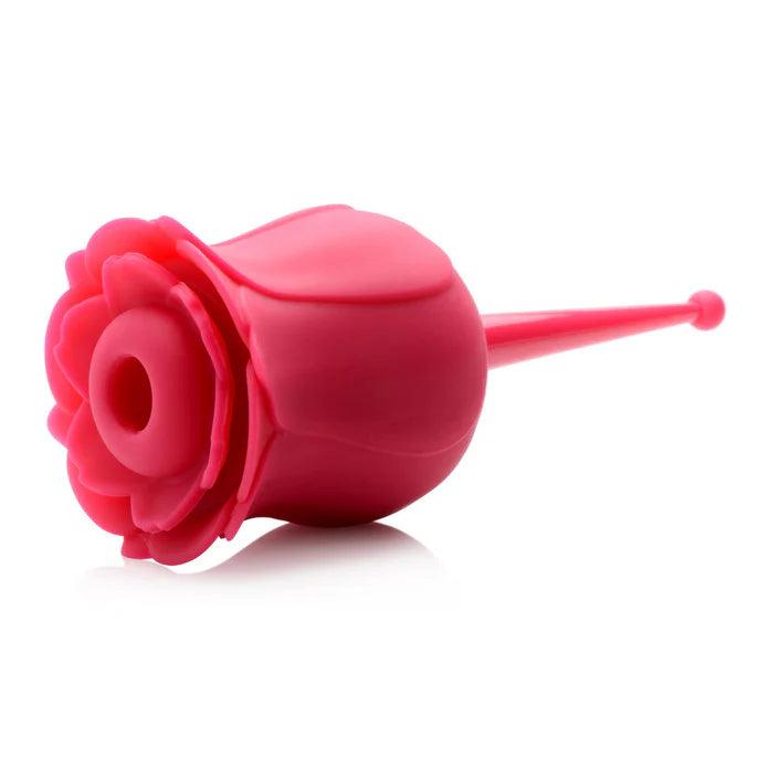 Inmi Bloomgasm Sucking & Vibrating Rose Silicone Rechargeable Clit Stimulator - Buy At Luxury Toy X - Free 3-Day Shipping