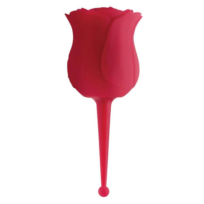 Inmi Bloomgasm Sucking & Vibrating Rose Silicone Rechargeable Clit Stimulator - Buy At Luxury Toy X - Free 3-Day Shipping