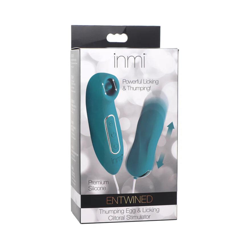 INMI Entwined Thumping Egg & Licking Clitoral Stimulator - Buy At Luxury Toy X - Free 3-Day Shipping