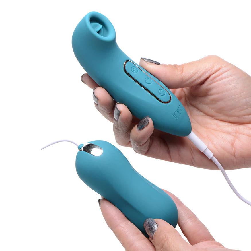 INMI Entwined Thumping Egg & Licking Clitoral Stimulator - Buy At Luxury Toy X - Free 3-Day Shipping