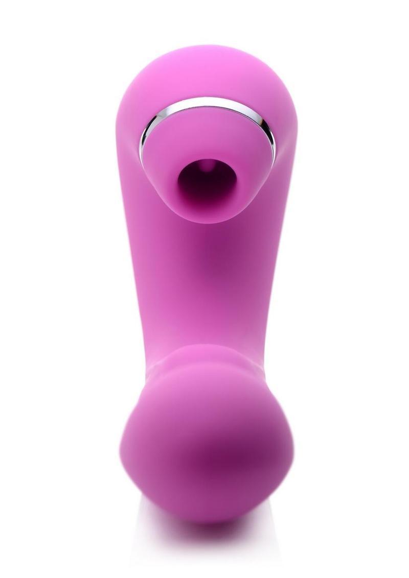 Inmi Shegasm 5 Star Tapping Silicone Rechargeable G-Spot Vibrator with Suction - Buy At Luxury Toy X - Free 3-Day Shipping