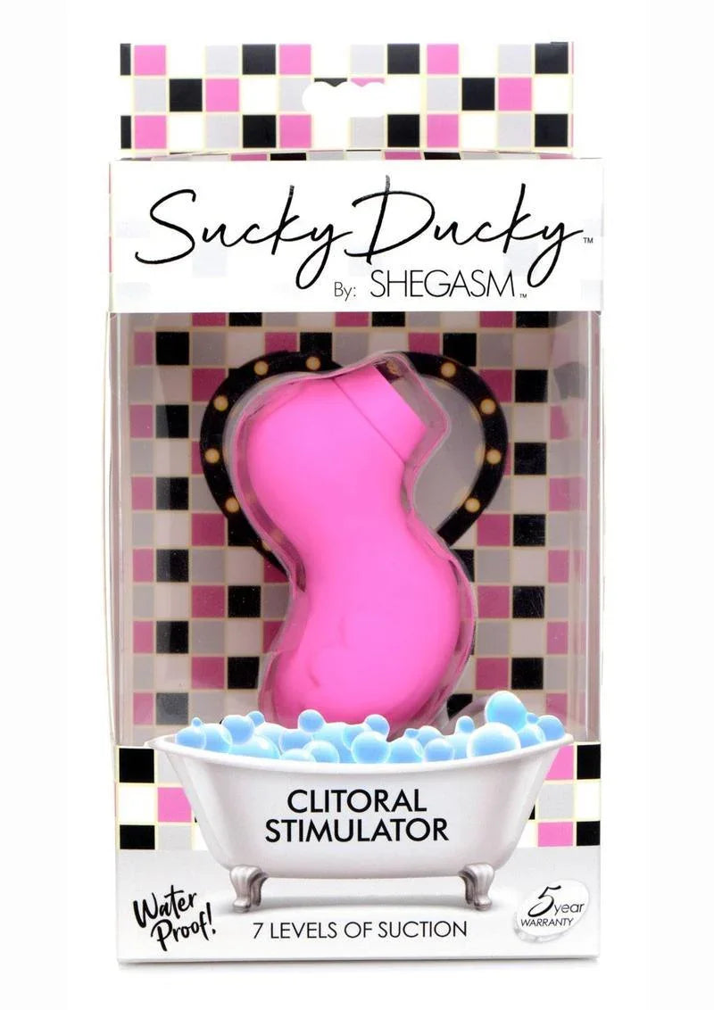 Inmi Shegasm Sucky Ducky Silicone Rechargeable Clitoral Stimulator - Buy At Luxury Toy X - Free 3-Day Shipping