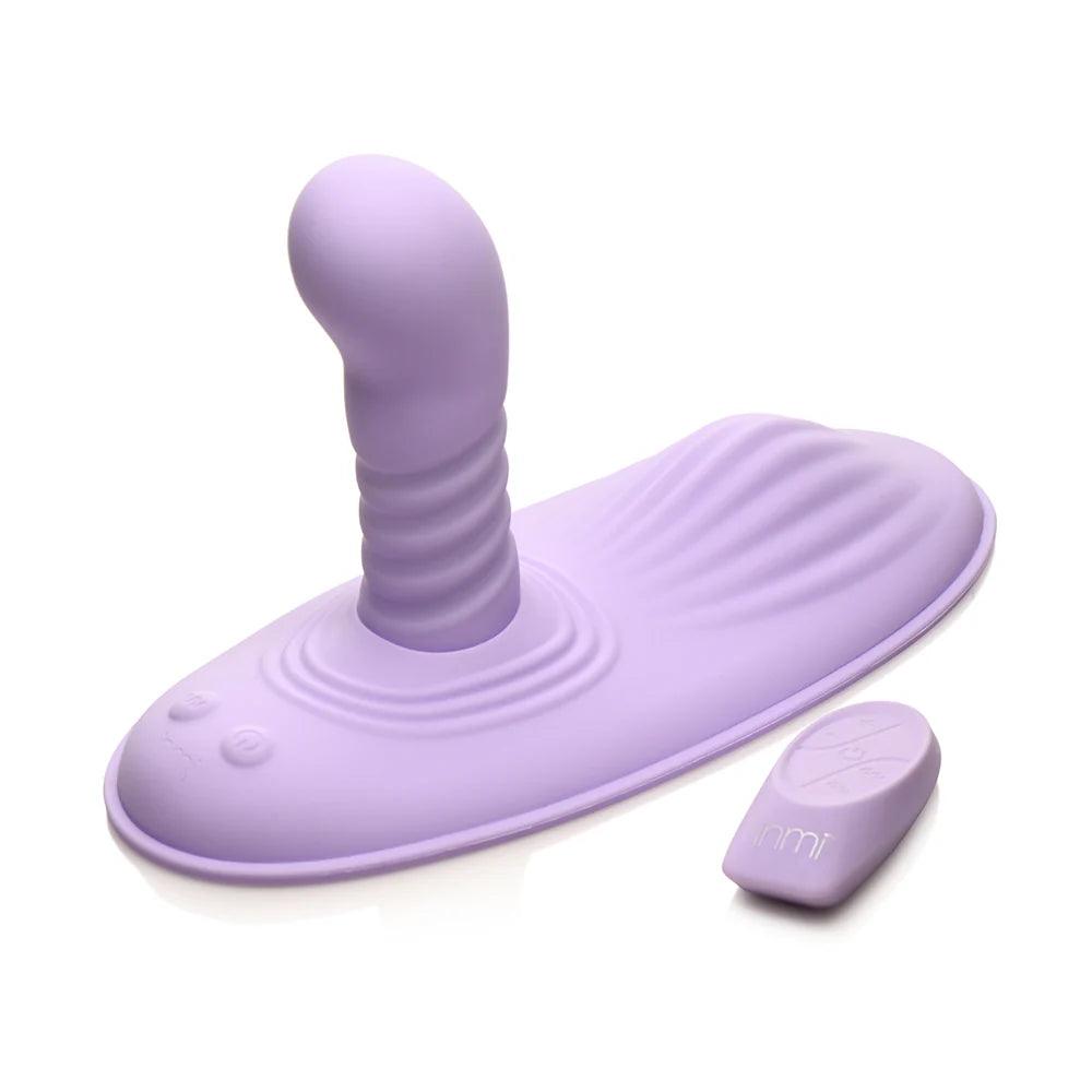 Inmi Thrust N Grind Thrusing & Vibrating Rechargeable Silicone Grinder Pad with Remote - Buy At Luxury Toy X - Free 3-Day Shipping