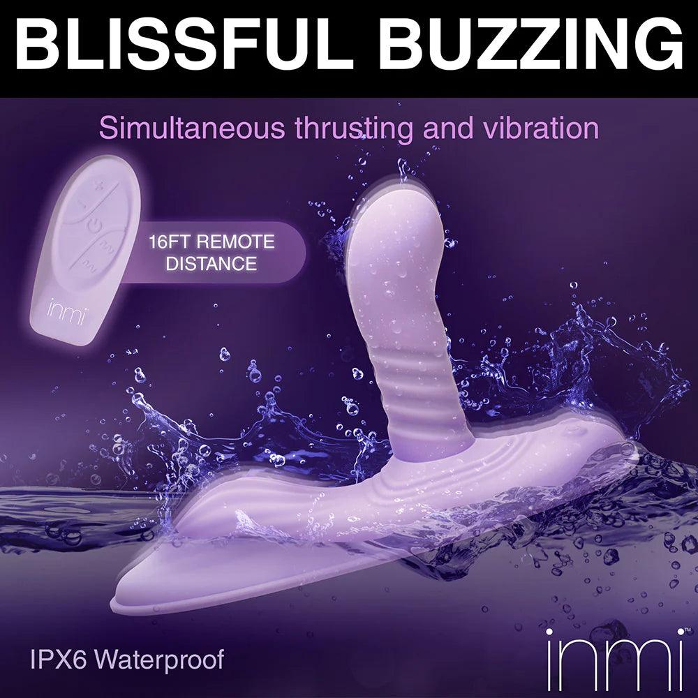 Inmi Thrust N Grind Thrusing & Vibrating Rechargeable Silicone Grinder Pad with Remote - Buy At Luxury Toy X - Free 3-Day Shipping