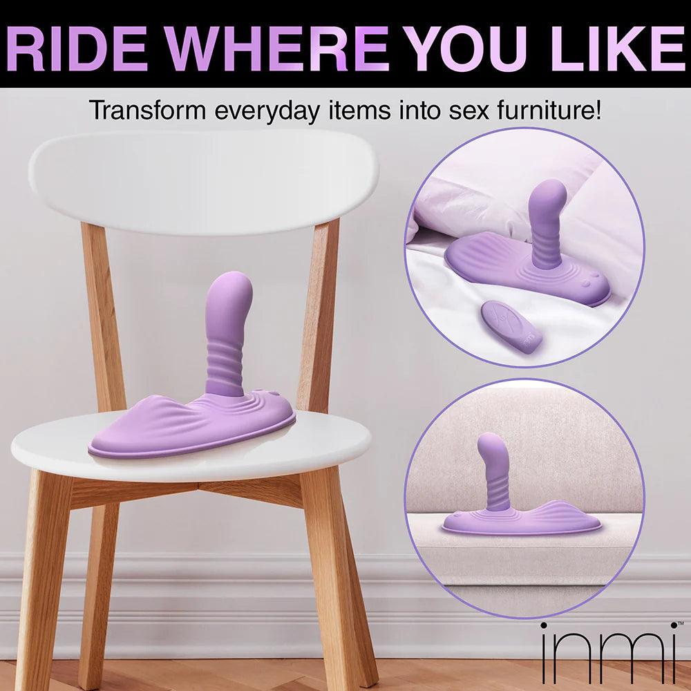 Inmi Thrust N Grind Thrusing & Vibrating Rechargeable Silicone Grinder Pad with Remote - Buy At Luxury Toy X - Free 3-Day Shipping