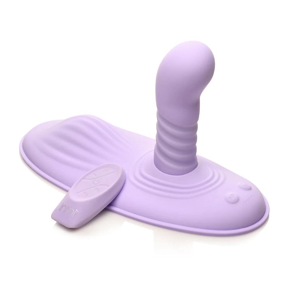 Inmi Thrust N Grind Thrusing & Vibrating Rechargeable Silicone Grinder Pad with Remote - Buy At Luxury Toy X - Free 3-Day Shipping