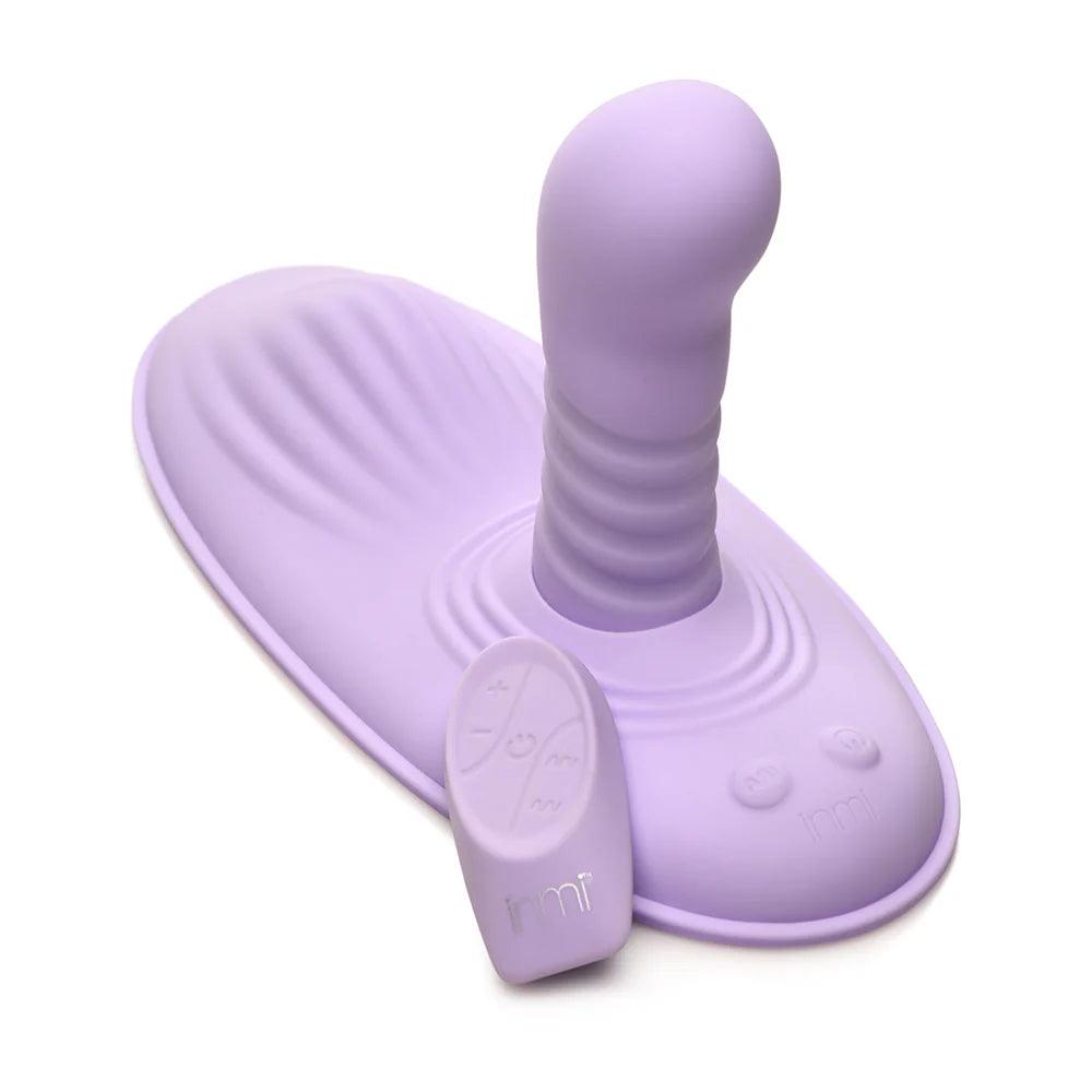 Inmi Thrust N Grind Thrusing & Vibrating Rechargeable Silicone Grinder Pad with Remote - Buy At Luxury Toy X - Free 3-Day Shipping