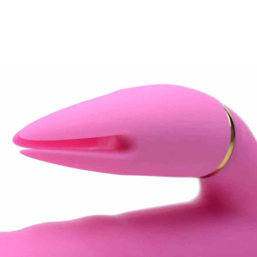 Inmi Versa-Thrust Rechargeable Silicone 10x Rabbit Vibrator with 3 Attachments - Buy At Luxury Toy X - Free 3-Day Shipping