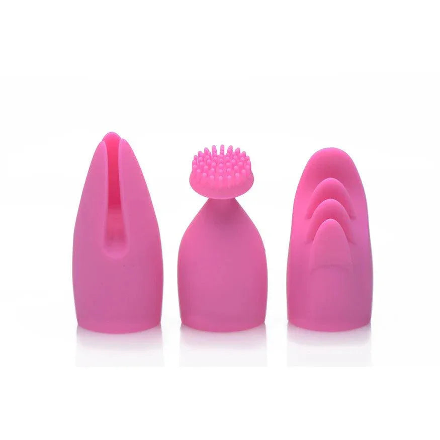 Inmi Versa-Thrust Rechargeable Silicone 10x Rabbit Vibrator with 3 Attachments - Buy At Luxury Toy X - Free 3-Day Shipping