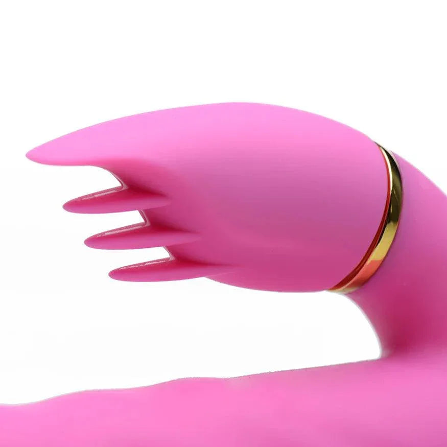 Inmi Versa-Thrust Rechargeable Silicone 10x Rabbit Vibrator with 3 Attachments - Buy At Luxury Toy X - Free 3-Day Shipping